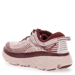 Bondi 7 Pink low top sneakers with logo lettering on the side in Tech Fabric unisex