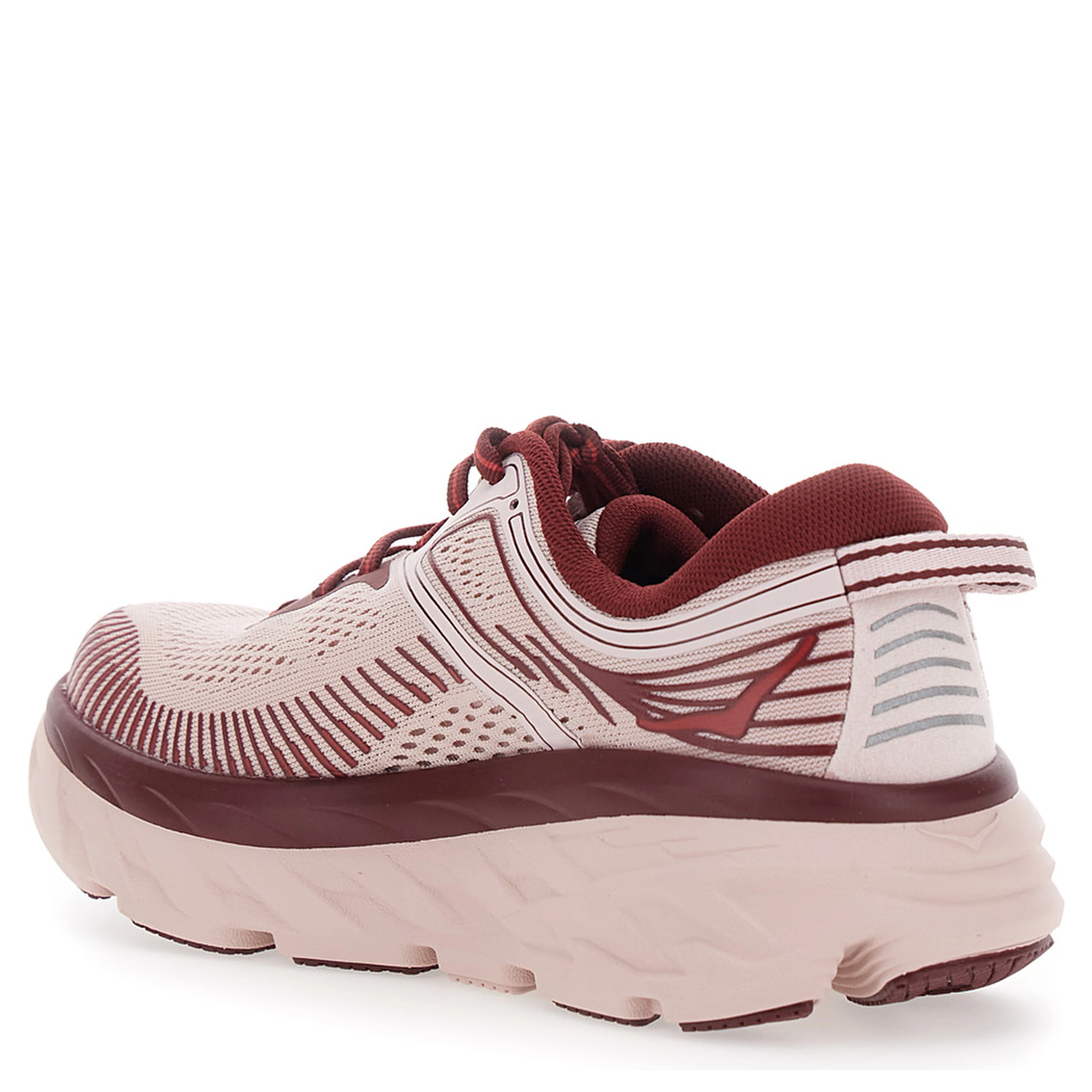 Bondi 7 Pink low top sneakers with logo lettering on the side in Tech Fabric unisex