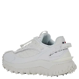 Trailgrip GTX White Sneakers with logo on the side and chunky rubber sole in leather and Tech Fabric for women