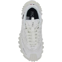 Trailgrip GTX White Sneakers with logo on the side and chunky rubber sole in leather and Tech Fabric for women