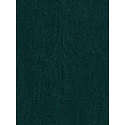 BERGAMO green Top with V-neck in fabric for women