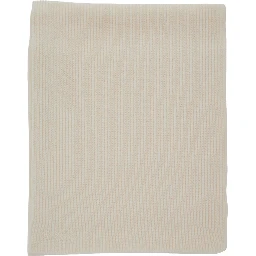 LINA WOOL Scarf with 100% wool and white color for unisex
