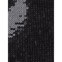 Brown Pencil Skirt with All-Over Sequins in Tech Fabric for Women