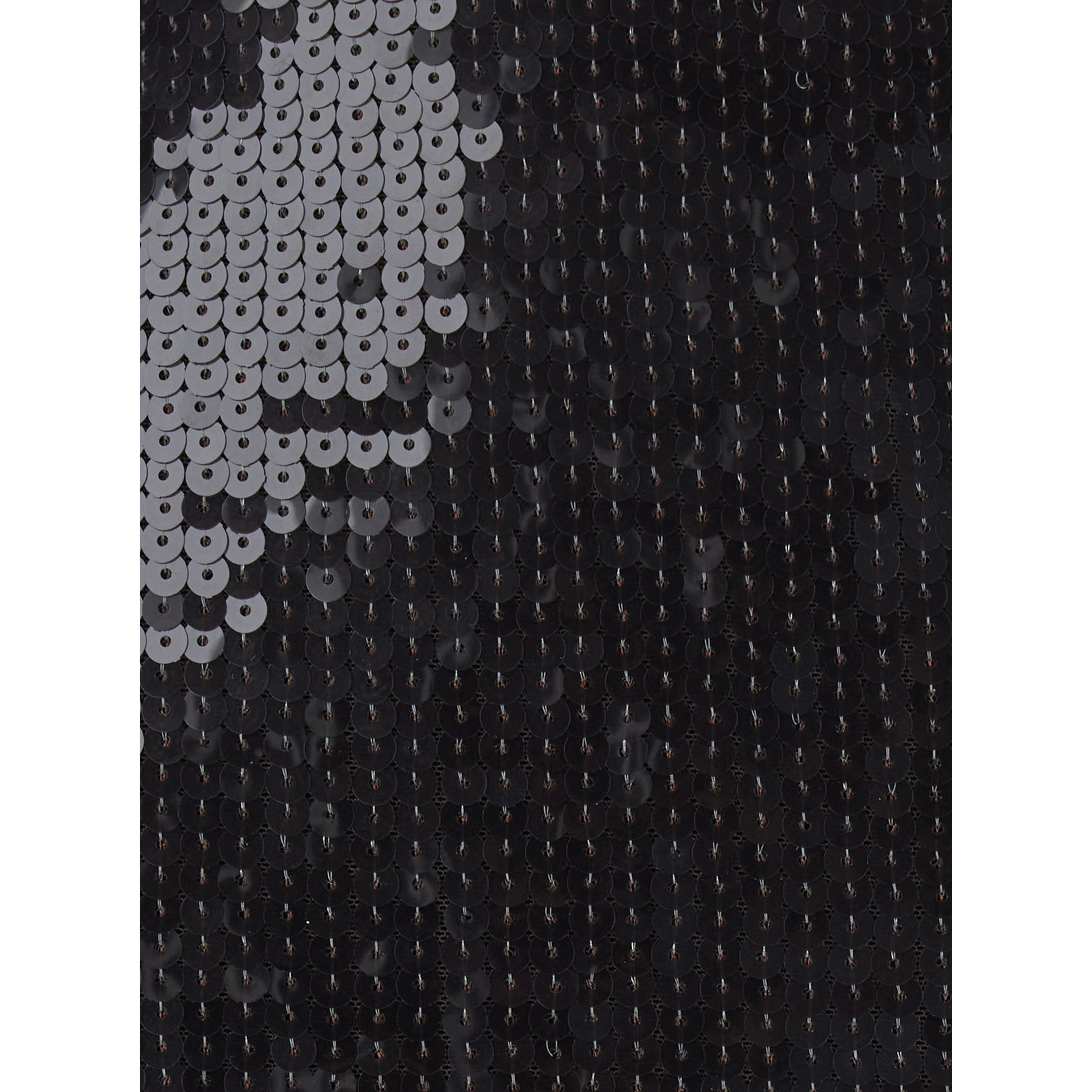 Brown Pencil Skirt with All-Over Sequins in Tech Fabric for Women