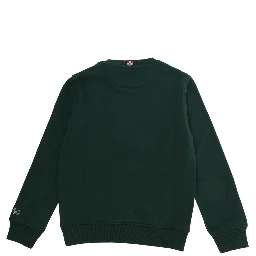 Snoopy Monday crewneck sweatshirt in cotton and Tech Fabric green for Boy