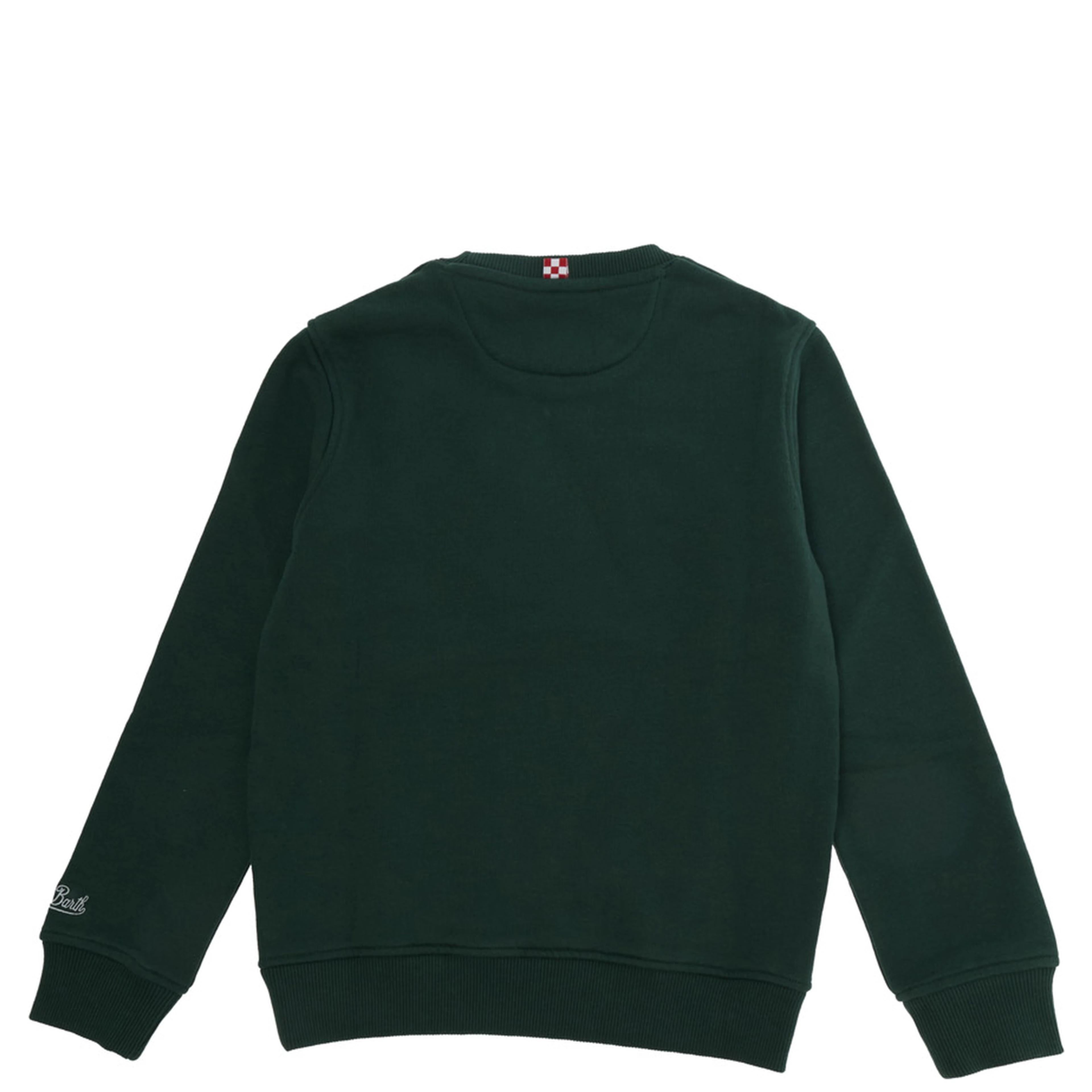 Snoopy Monday crewneck sweatshirt in cotton and Tech Fabric green for Boy