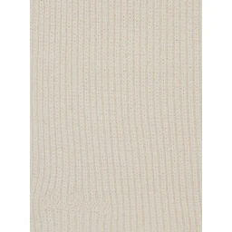 LINA WOOL Scarf with 100% wool and white color for unisex
