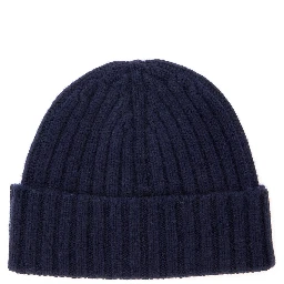Wengen Jr knitted hat in acrylic fabric and blue for Boy