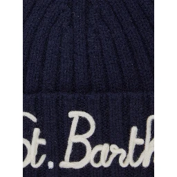 Wengen Jr knitted hat in acrylic fabric and blue for Boy