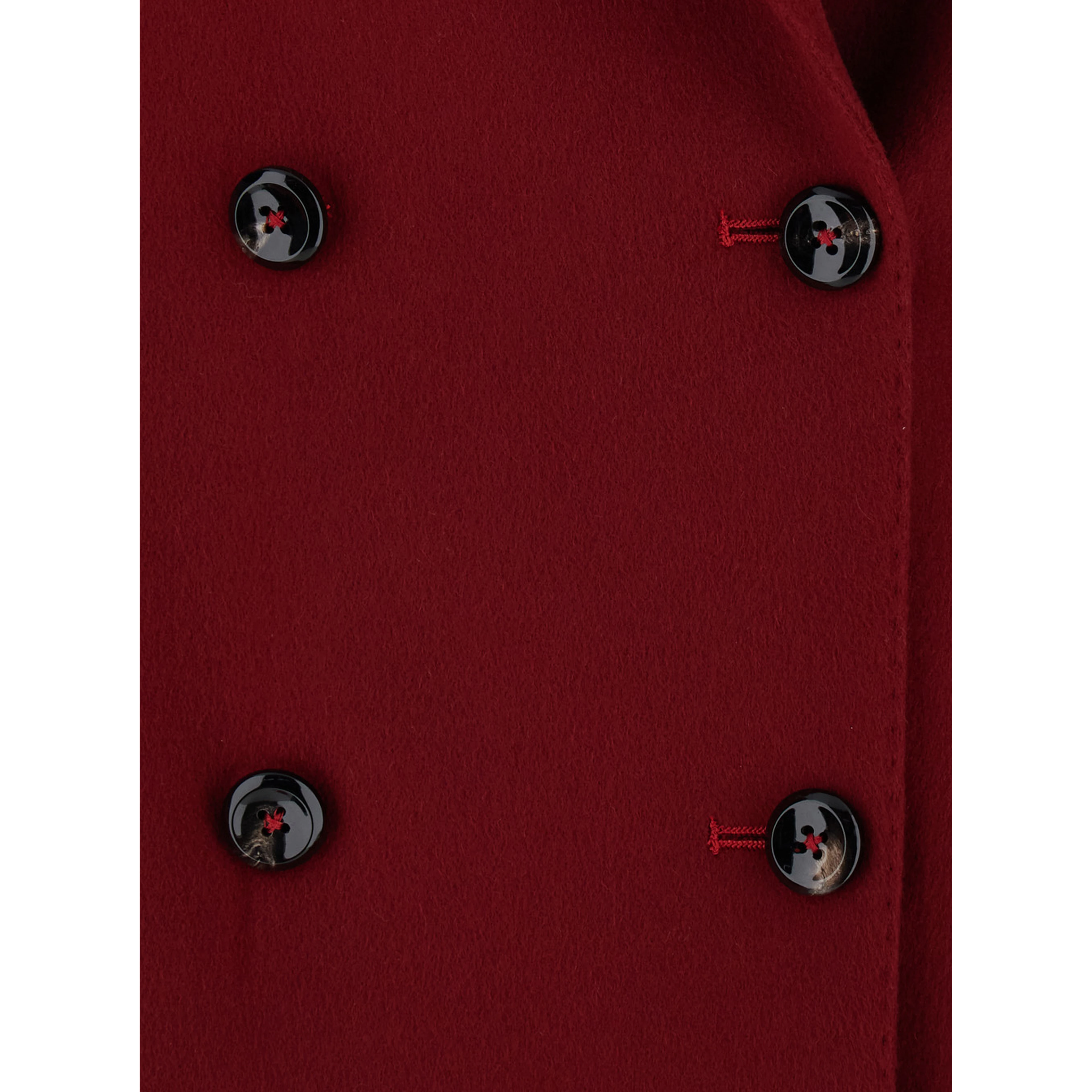 Womens cashmere jacket in red for women