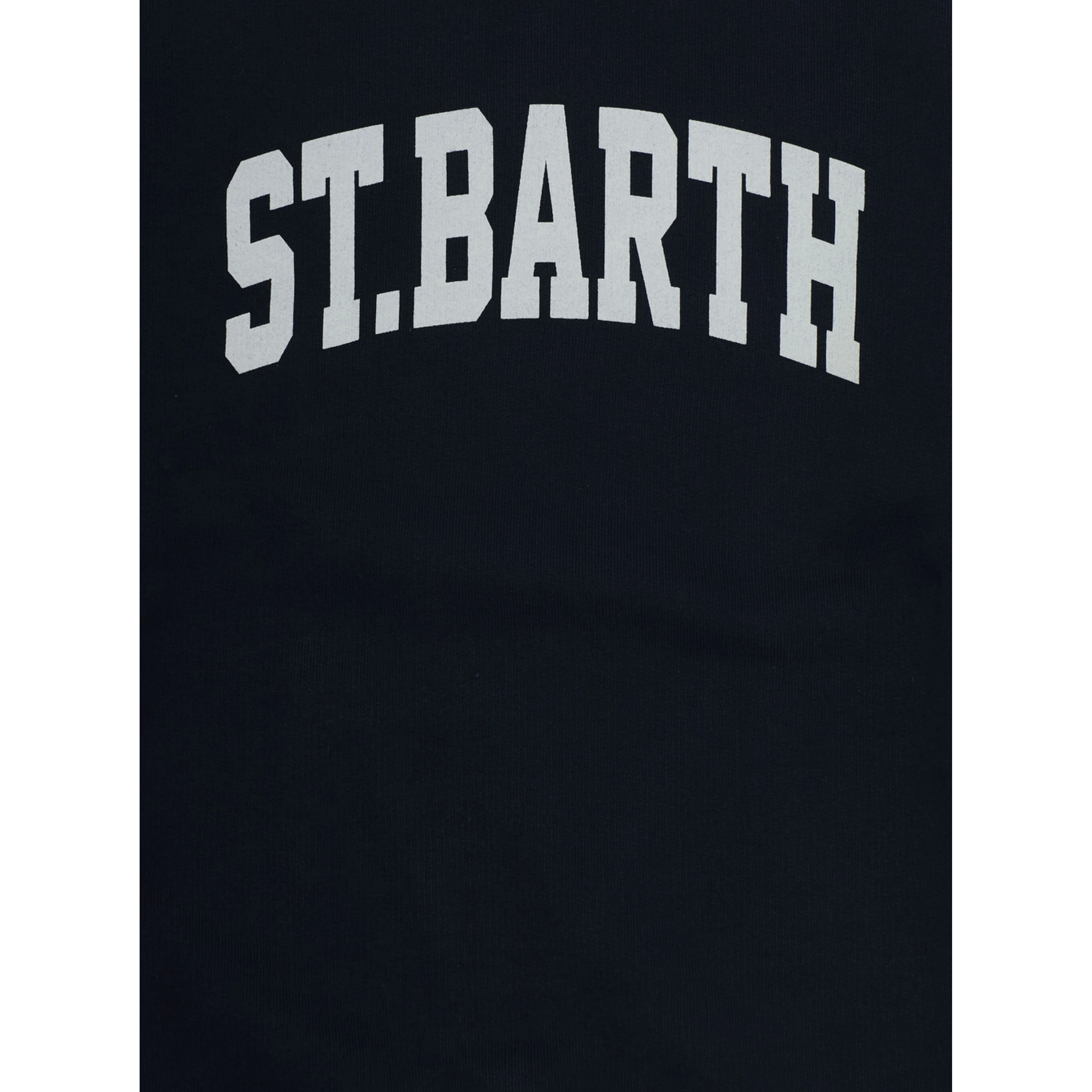 Crewneck sweatshirt with long sleeves in cotton and Tech Fabric black for Boy