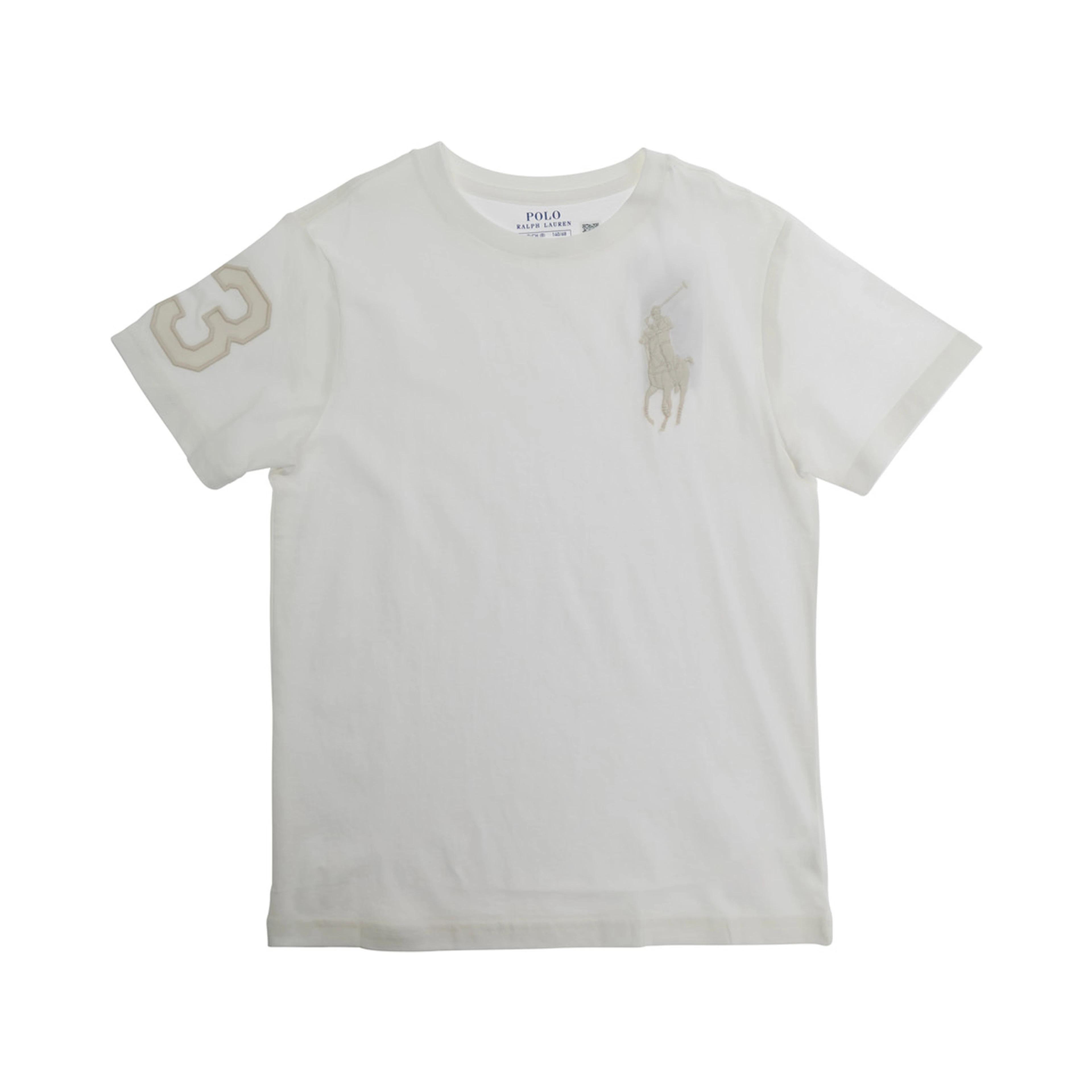 White T-Shirt 323832907505 with Round Neck and Short Sleeves for Men