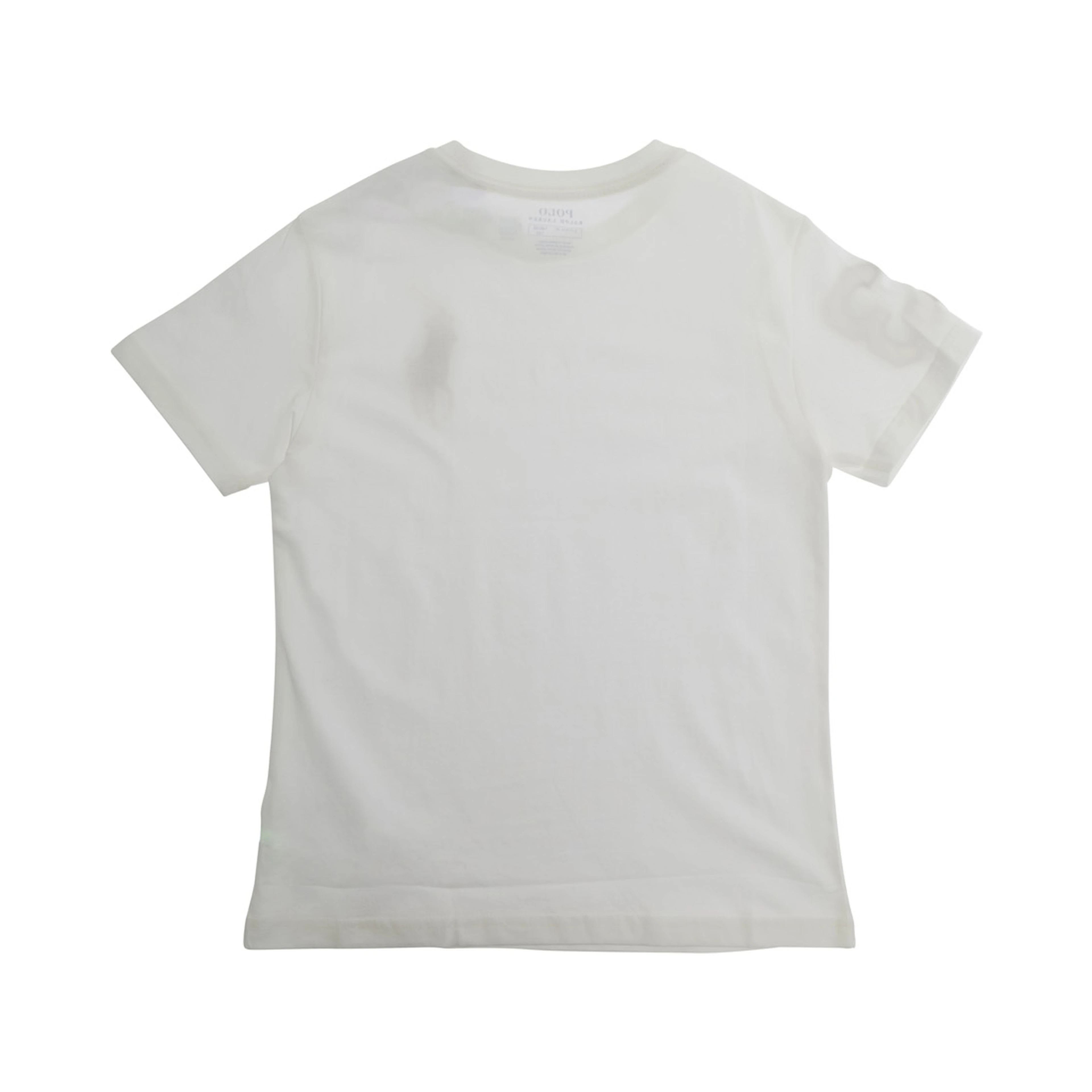 White T-Shirt 323832907505 with Round Neck and Short Sleeves for Men