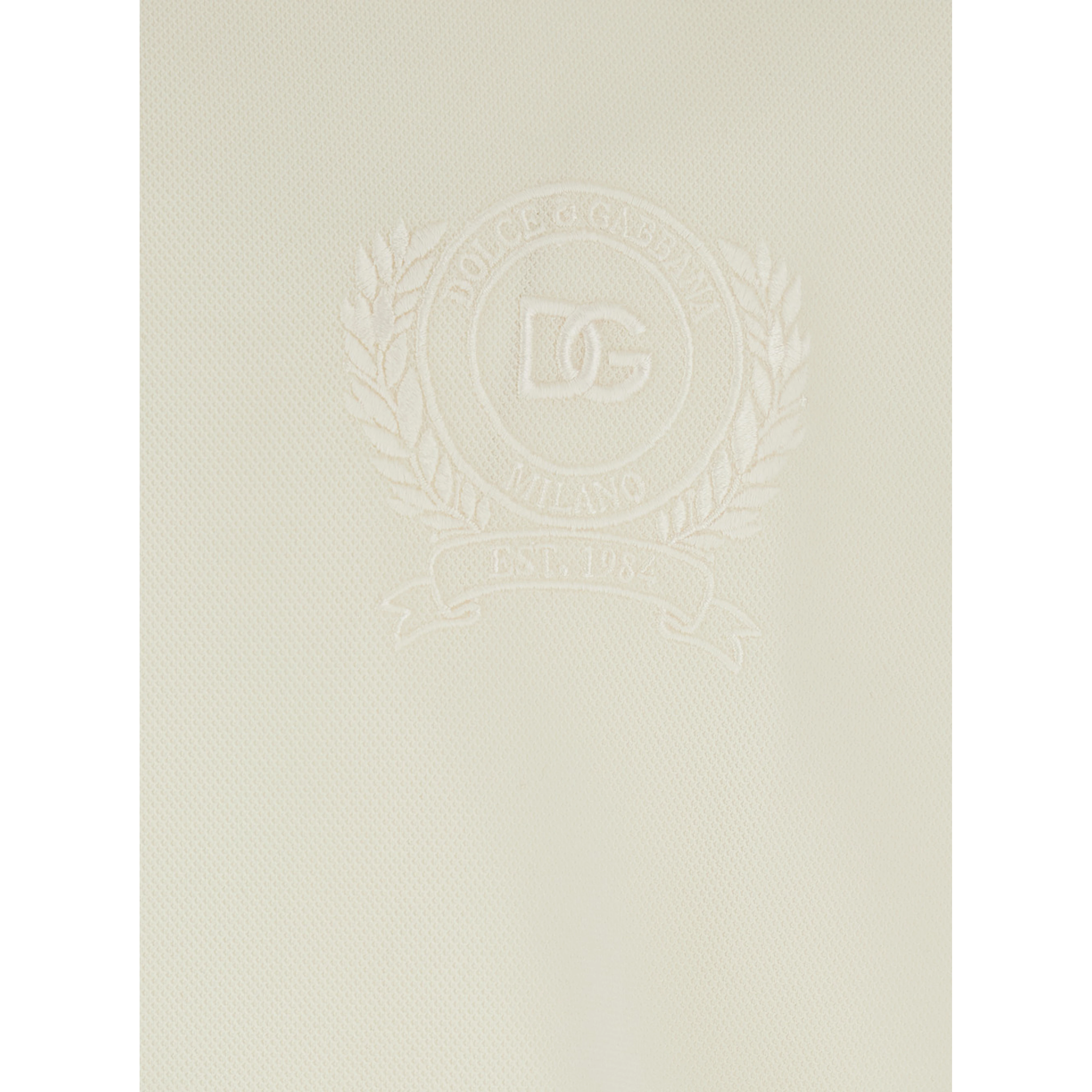 White T-shirt ML PIQUET with classic collar and long sleeves in Tech Fabric men