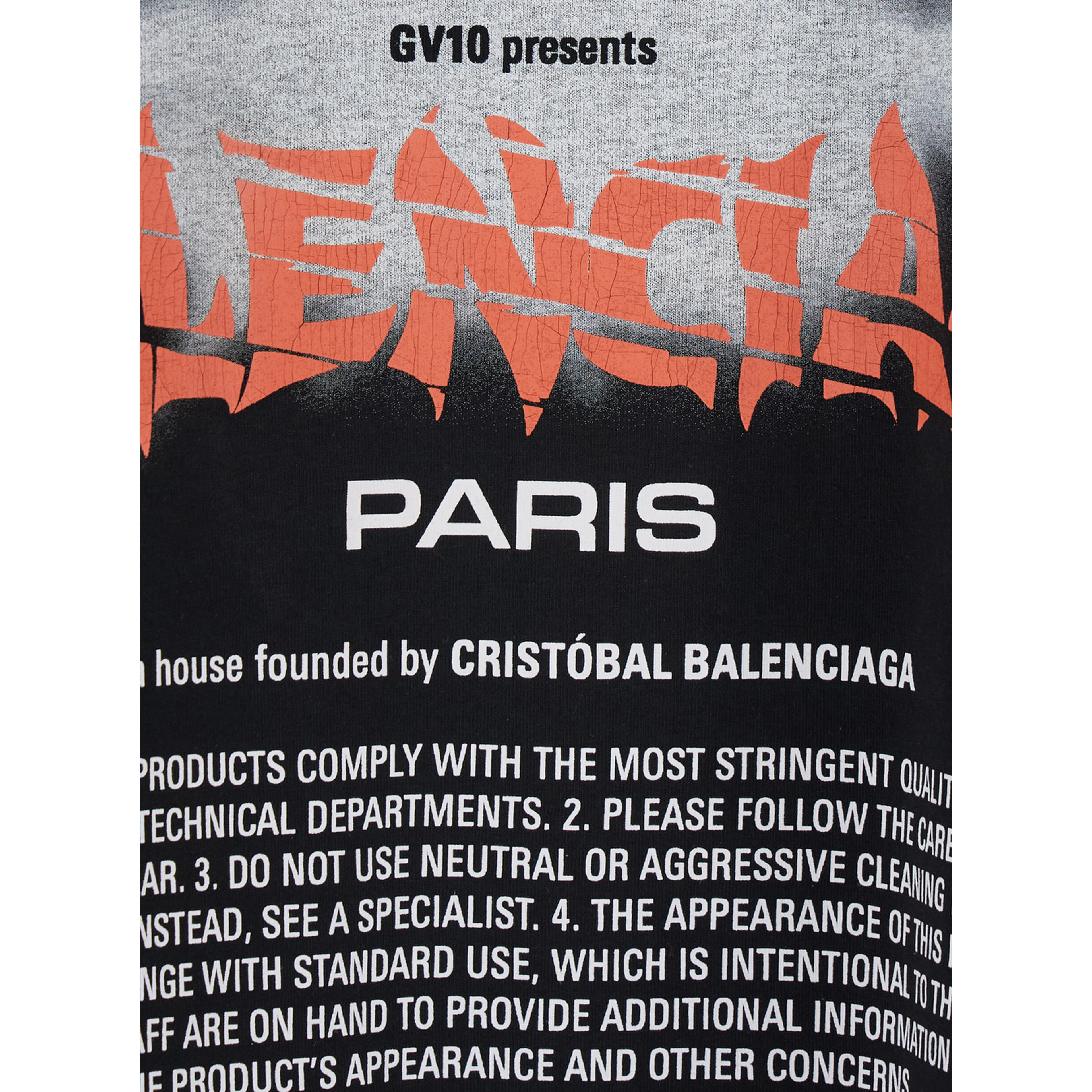 Black Crew Neck T-Shirt with Maxi Logo Print on the Front in Cotton for Men