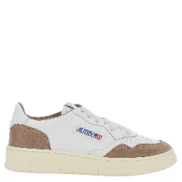 Sneakers MEDALIST FT White with Leather and Suede Details for Women