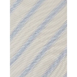 Beige Tie with all-over diagonal stripe motif in silk for men