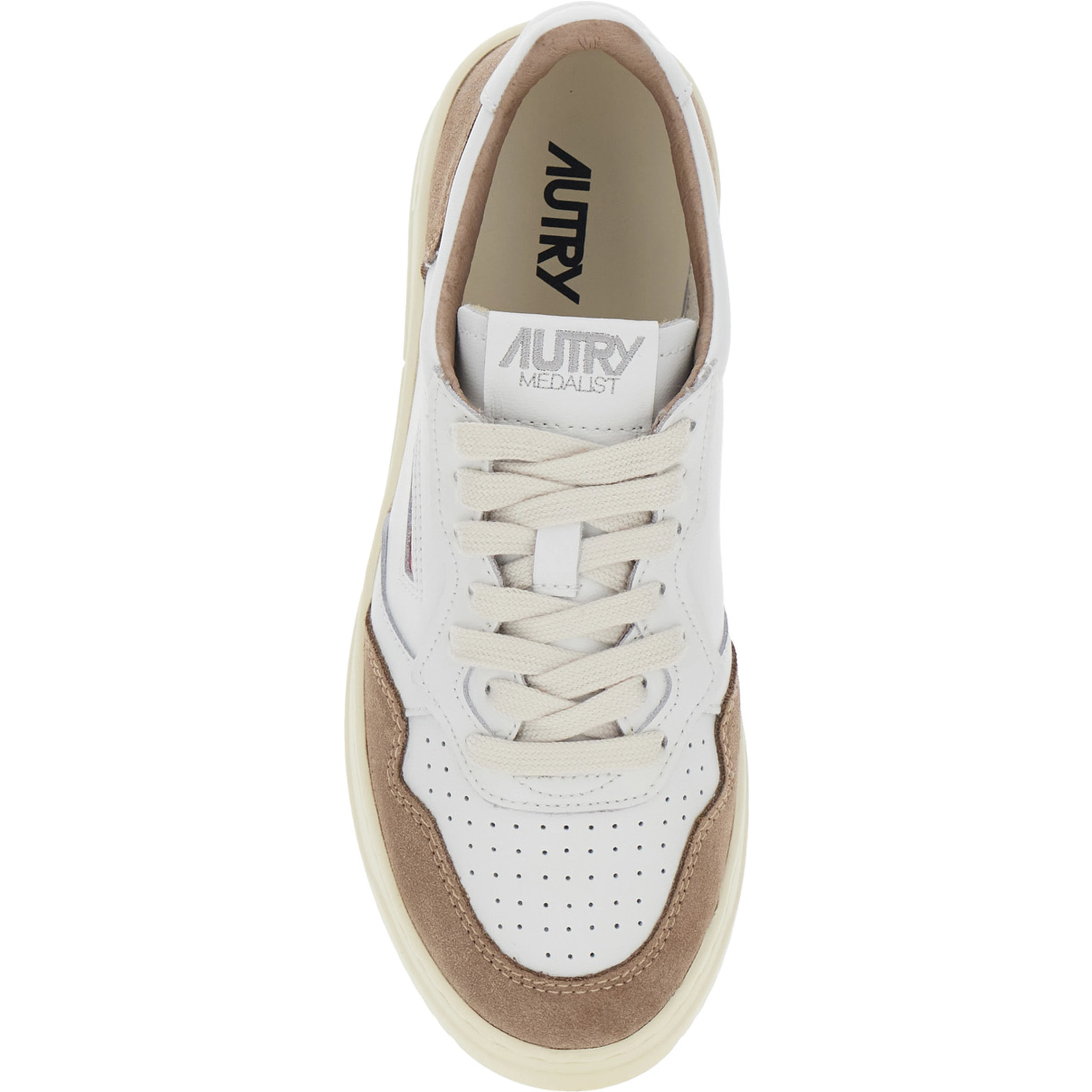 Sneakers MEDALIST FT White with Leather and Suede Details for Women