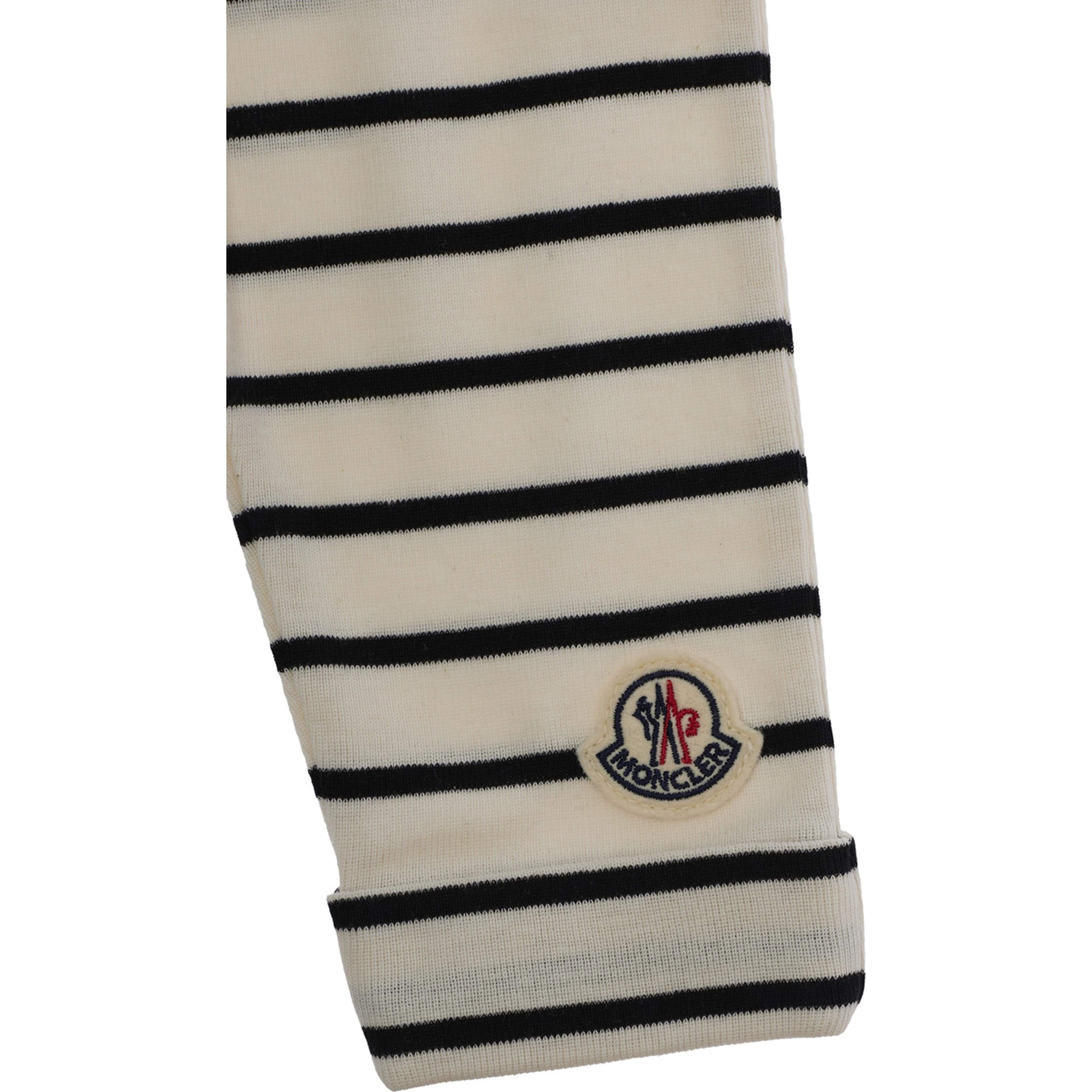 Three-Piece Set Moncler with Hat, Sweatshirt and Cotton Pants Multicolor Baby