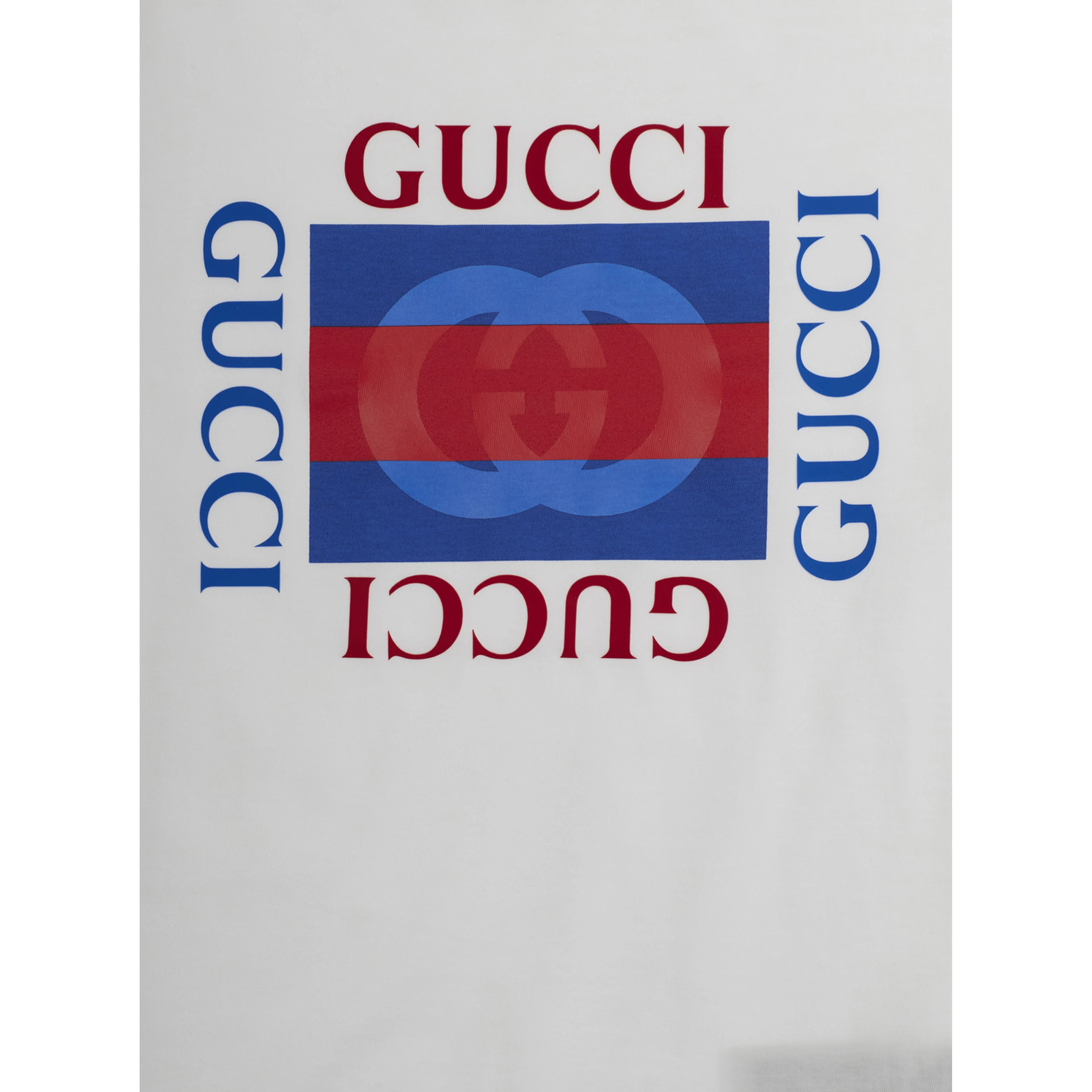 White T-Shirt 575114XJHO89214 with Logo on the Front in Cotton for Women