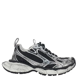 Sneakers 3XL with Logo on the Toe in Metallic Tech Fabric Mix for Women