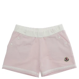 GIRL SWEAT BOTTOMS Pink with elastic waistband in Viscose and Cotton for Women