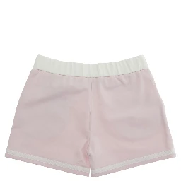 GIRL SWEAT BOTTOMS Pink with elastic waistband in Viscose and Cotton for Women
