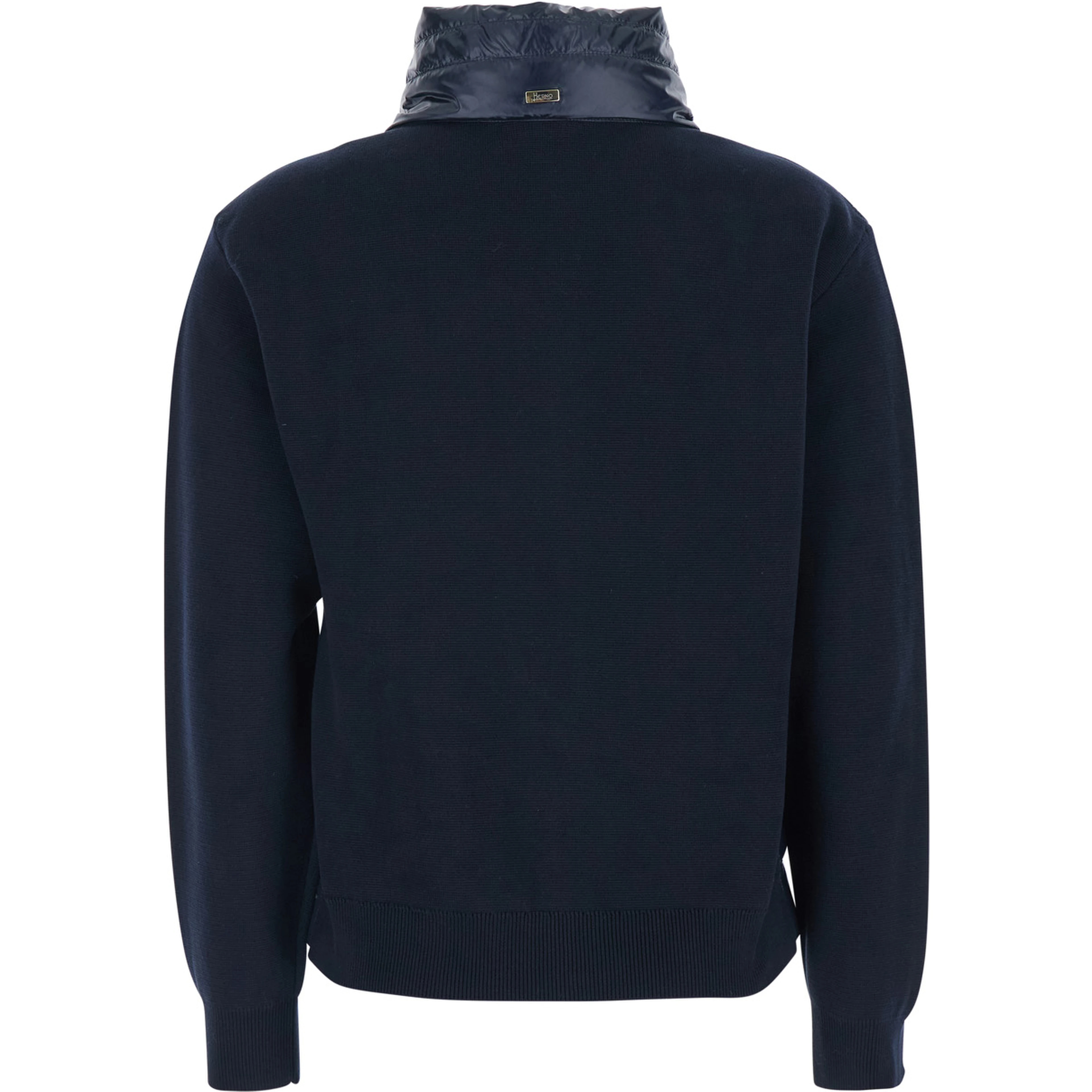 BIMATERIAL COTTON NYLON JACKET