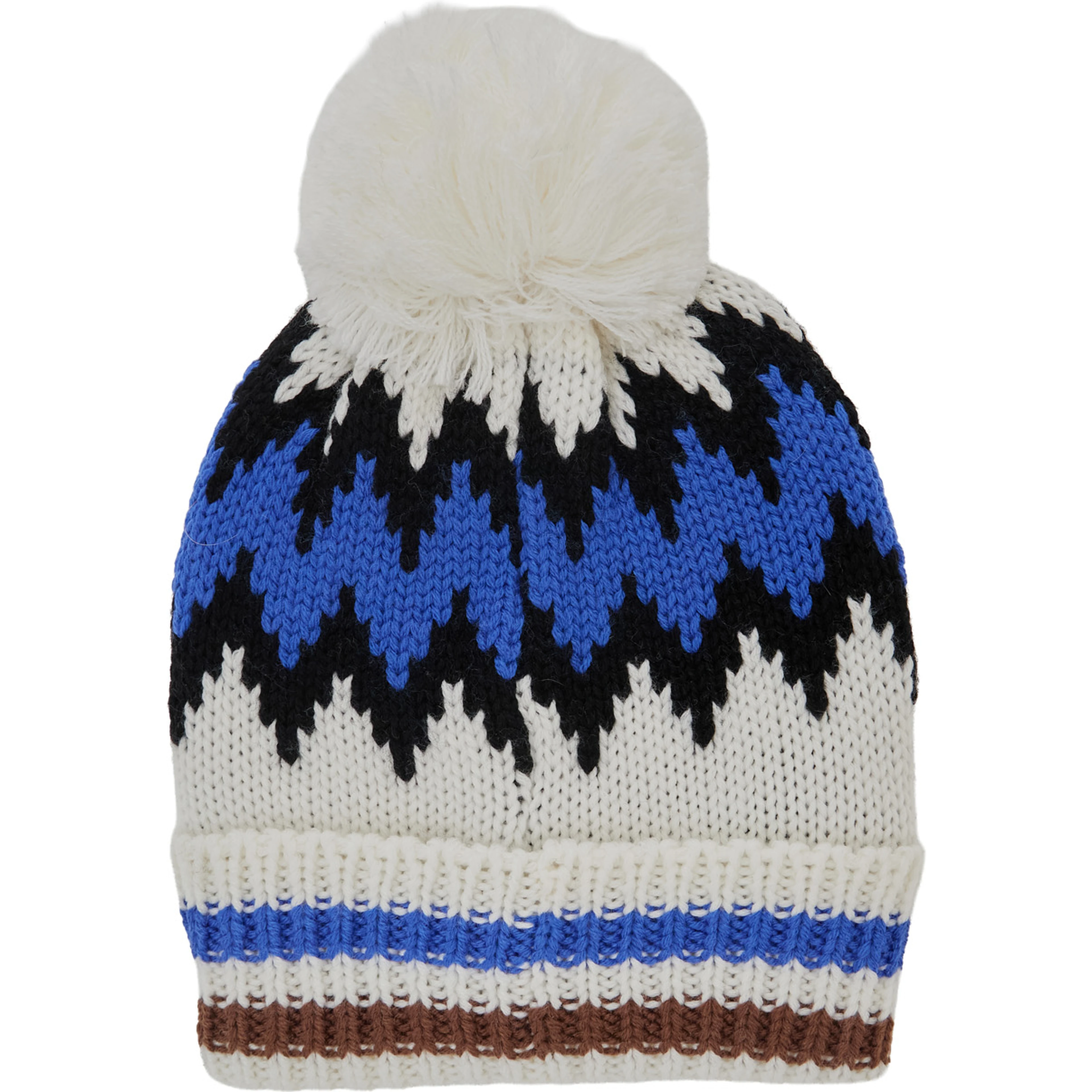 Multicolored Hat with Patch and Wool and Acrylic for Boy