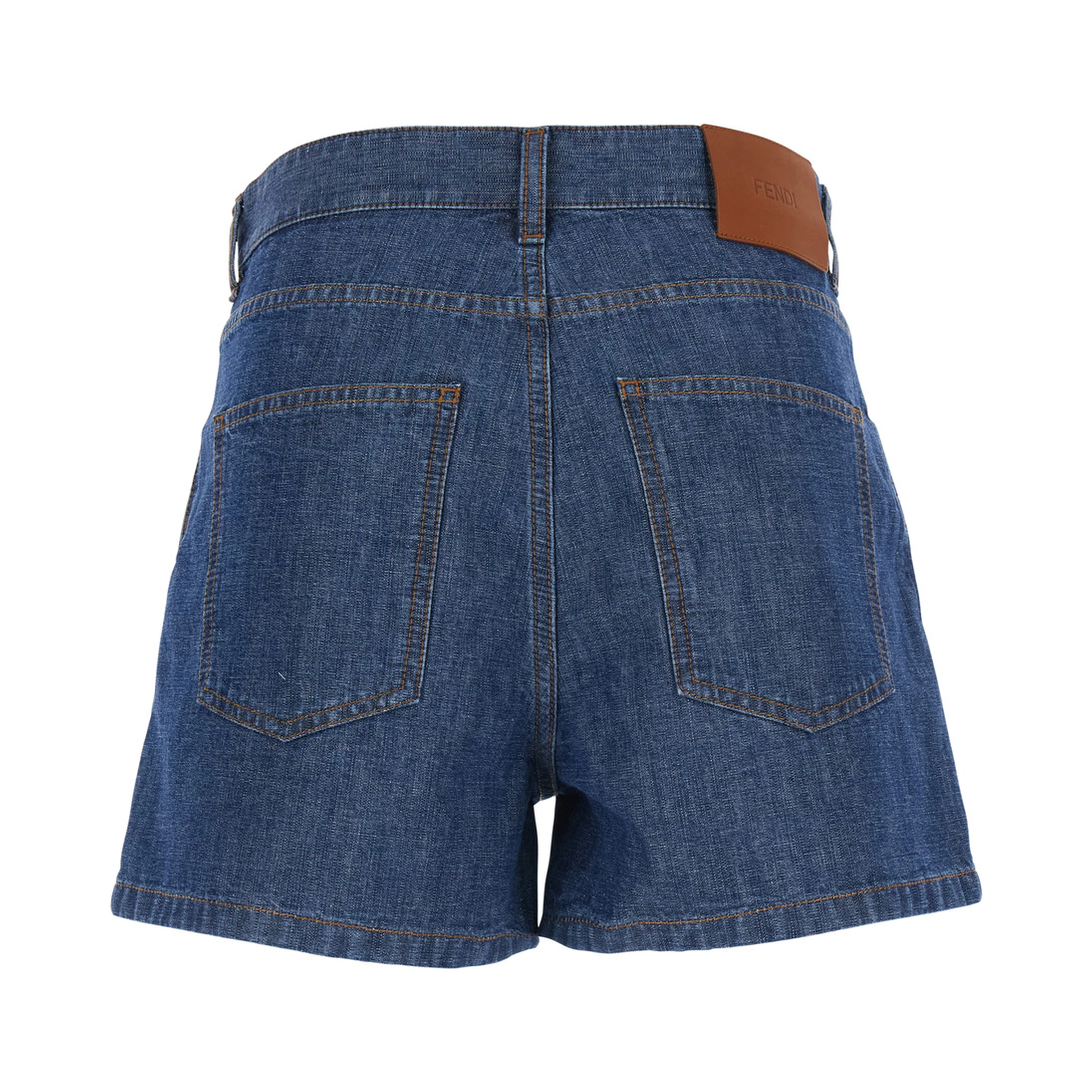 CHAMBRAY DENIM SHORTS
