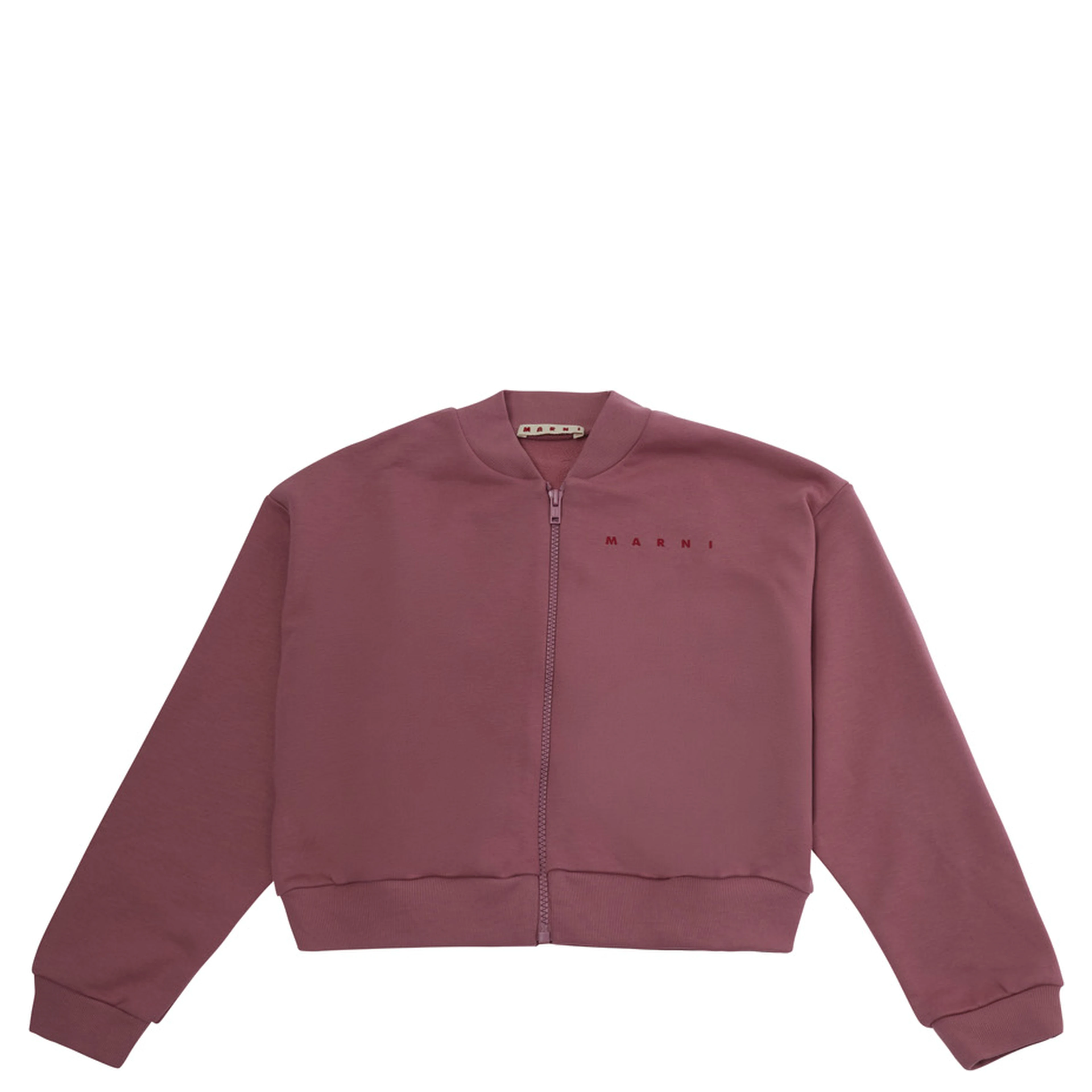 Pink Sweatshirt with logo lettering on the front in cotton for Girl
