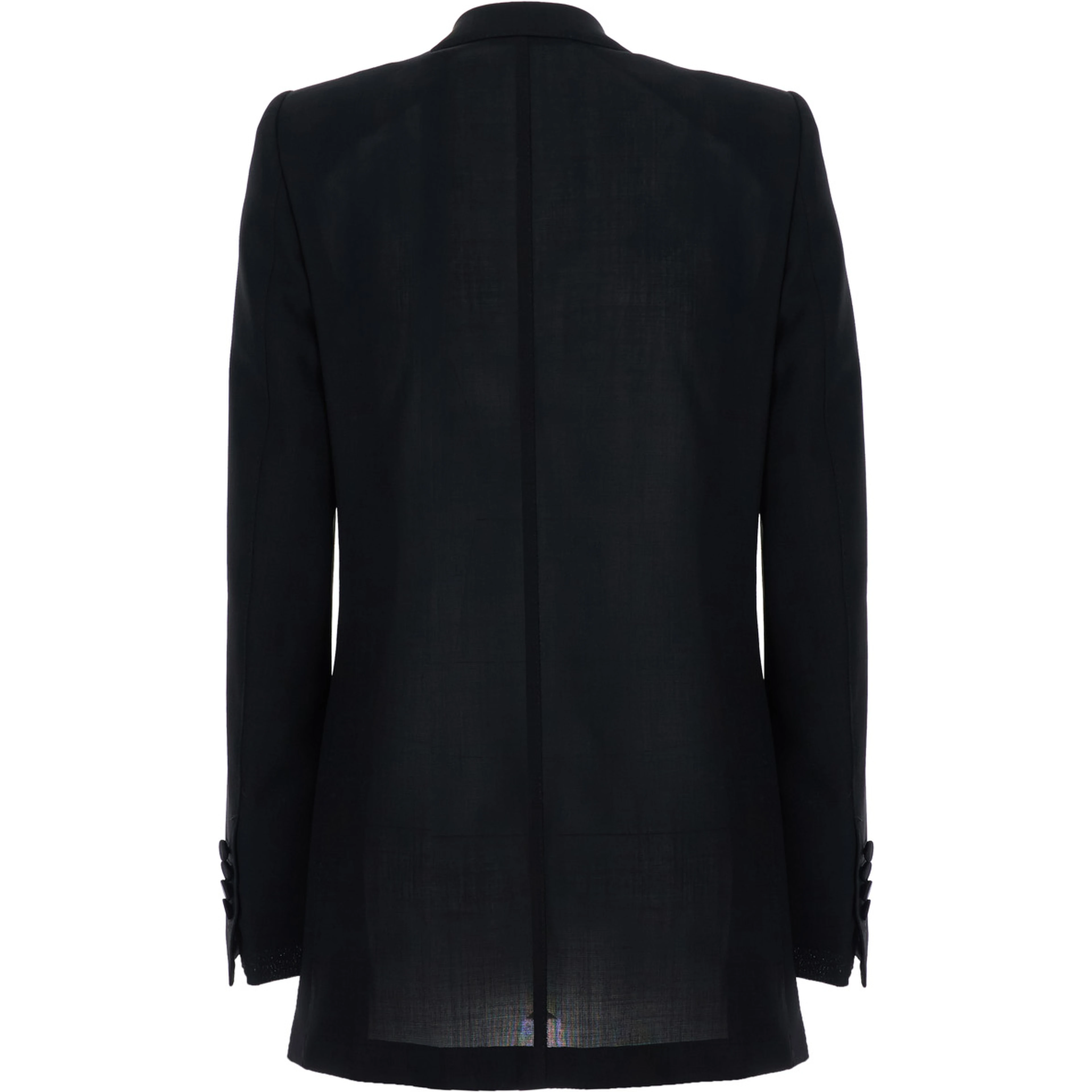 light virgin wool double breasted tuxedojacket
