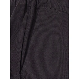 Buddy Brown Pants with Elastic Drawstring Waist in Stretch Cotton for Women