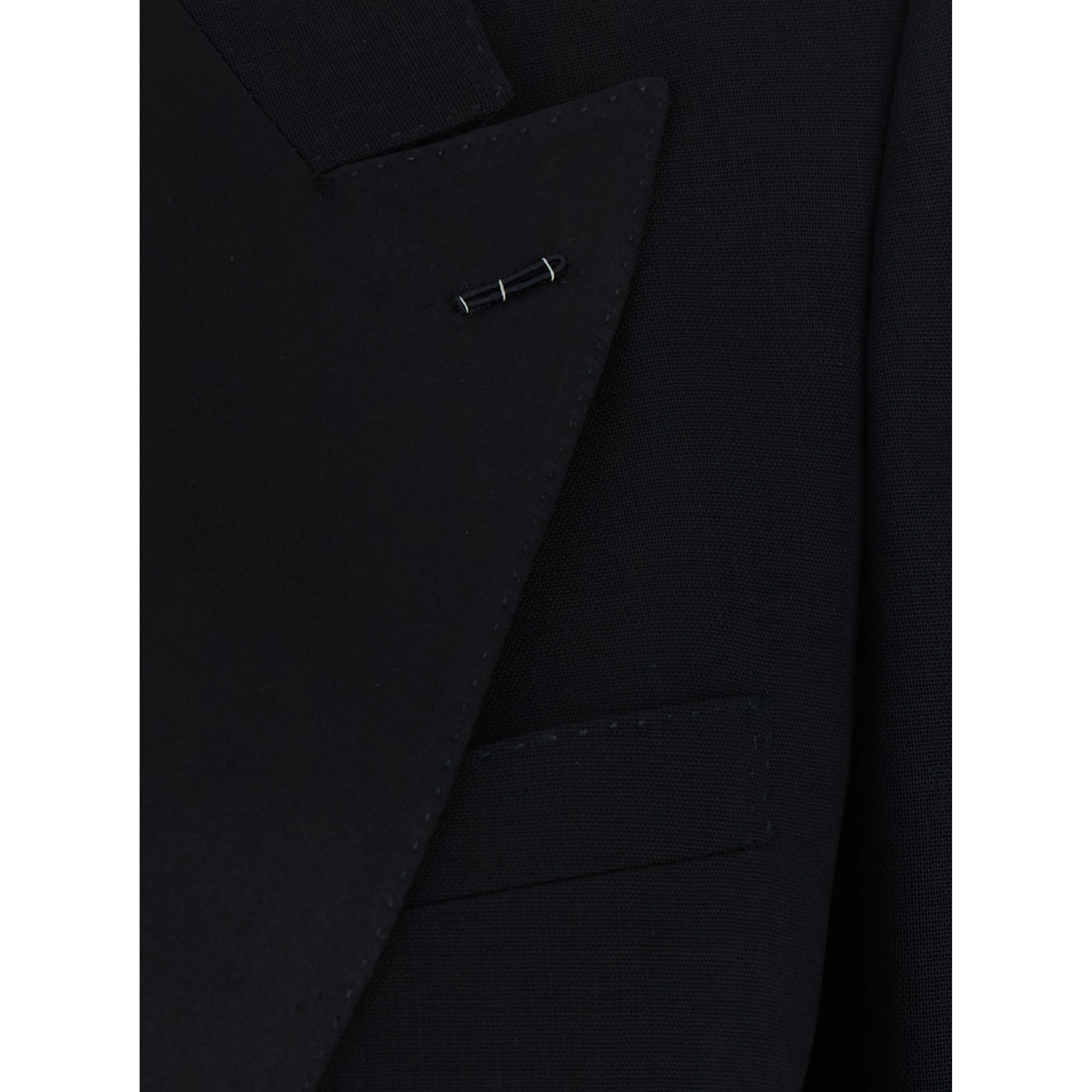 light virgin wool double breasted tuxedojacket