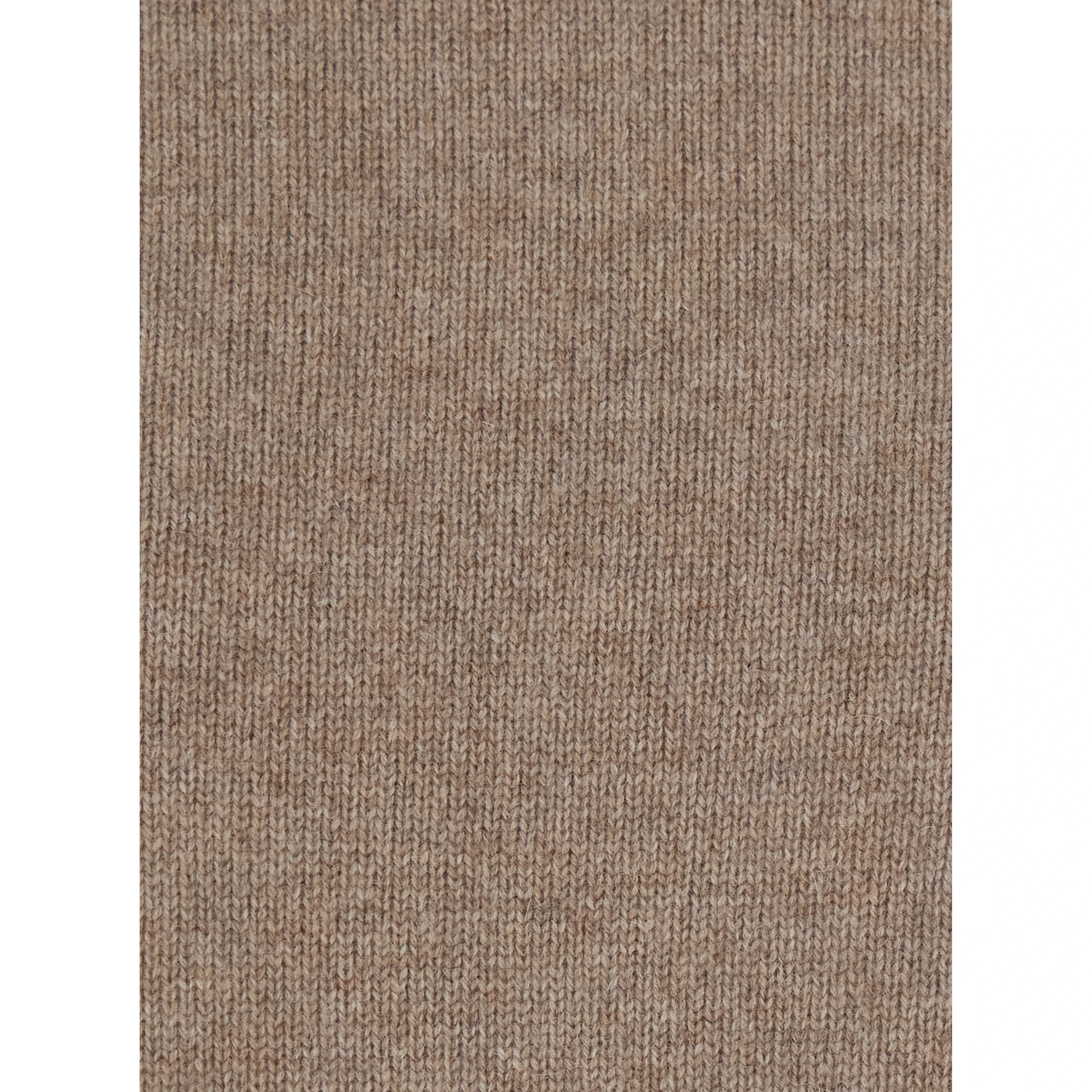 LUME Sweater with V-neck and long sleeves in cashmere beige women