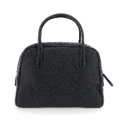 Kate Black Mini Handbag with Two Top Handles in Leather for Women