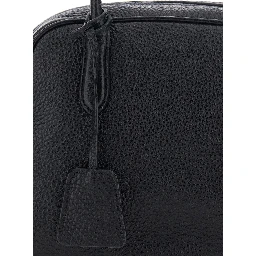 Kate Black Mini Handbag with Two Top Handles in Leather for Women