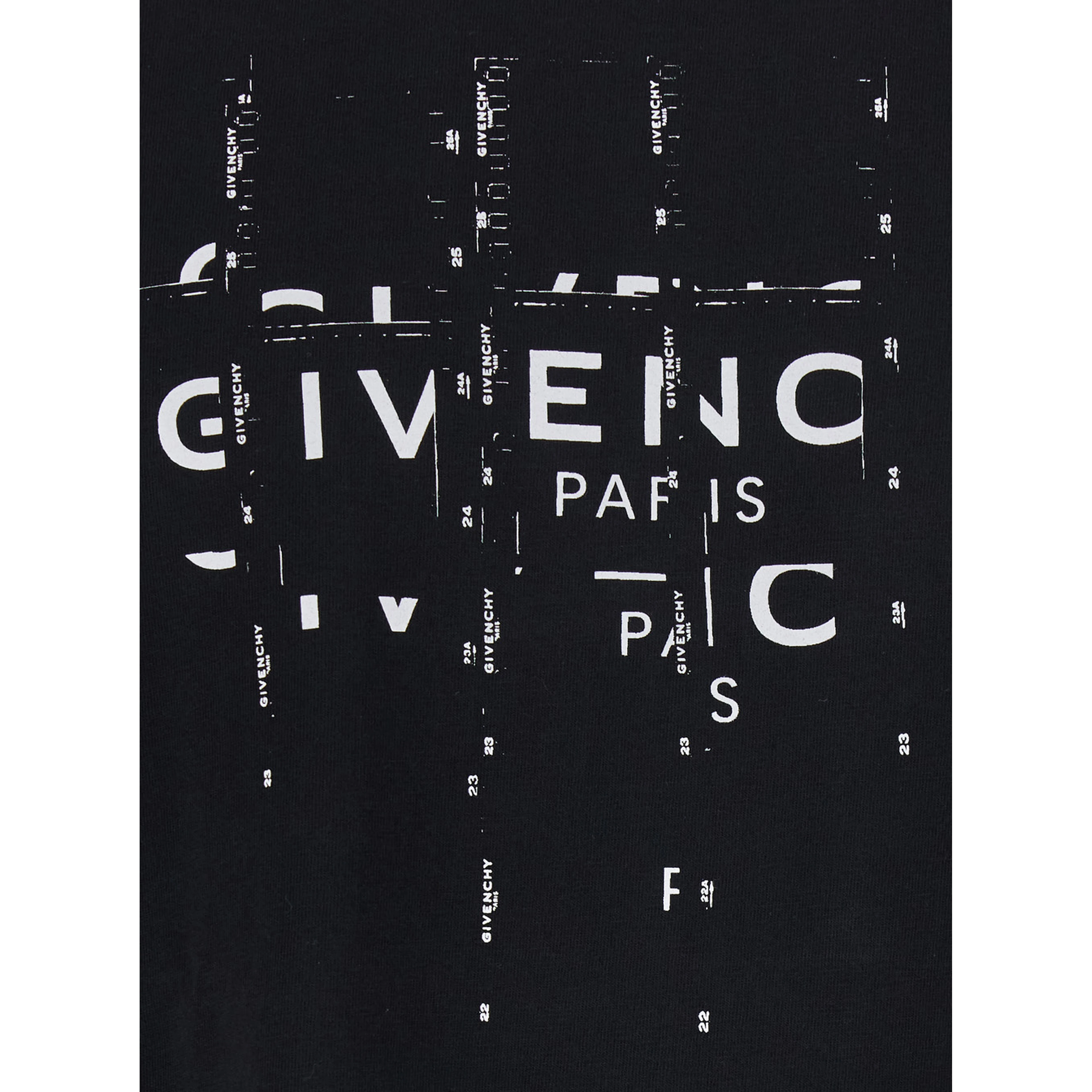Black Crew neck T-shirt with Logo lettering on the front in cotton for men