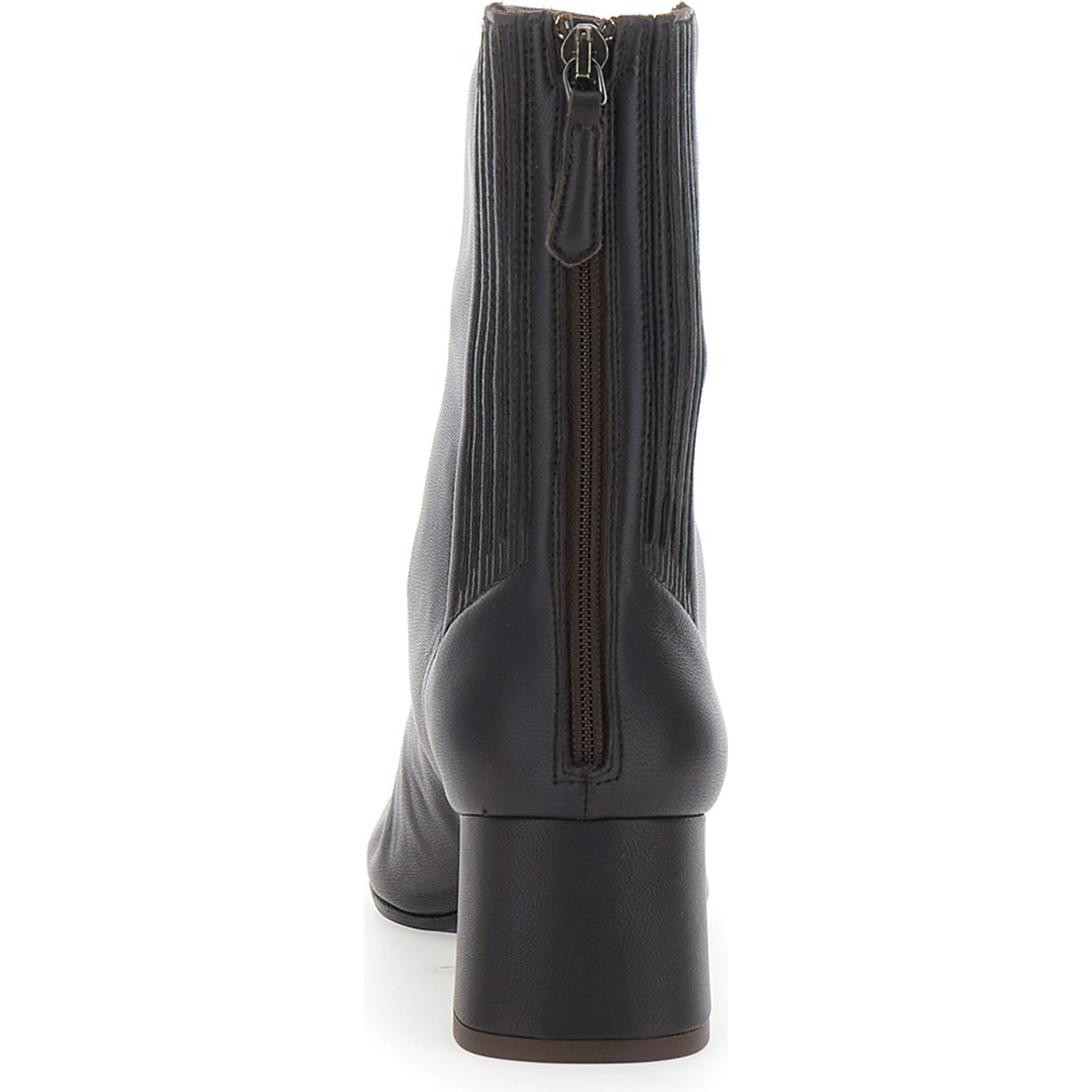 SAINT HONORE Brown Ankle Boots with zip closure at the back in Leather for Women