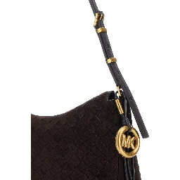 NOLITA MEDIUM TZ CONVERTIBLE Shoulder Bag with gold details and brown logo for women