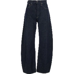 LUNA blue Jeans with five-pocket design in denim for women