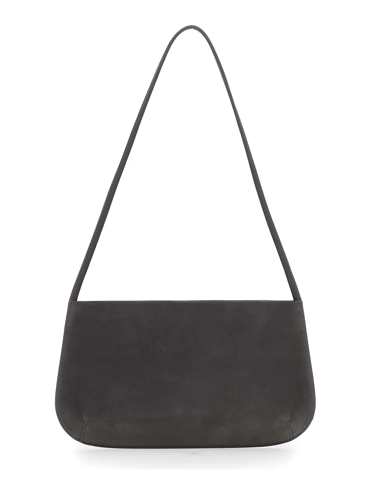 BRA BAG with leather details and brown zip unisex alternative