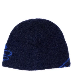 Hat with logo and patch in Tech Fabric Blue Unisex