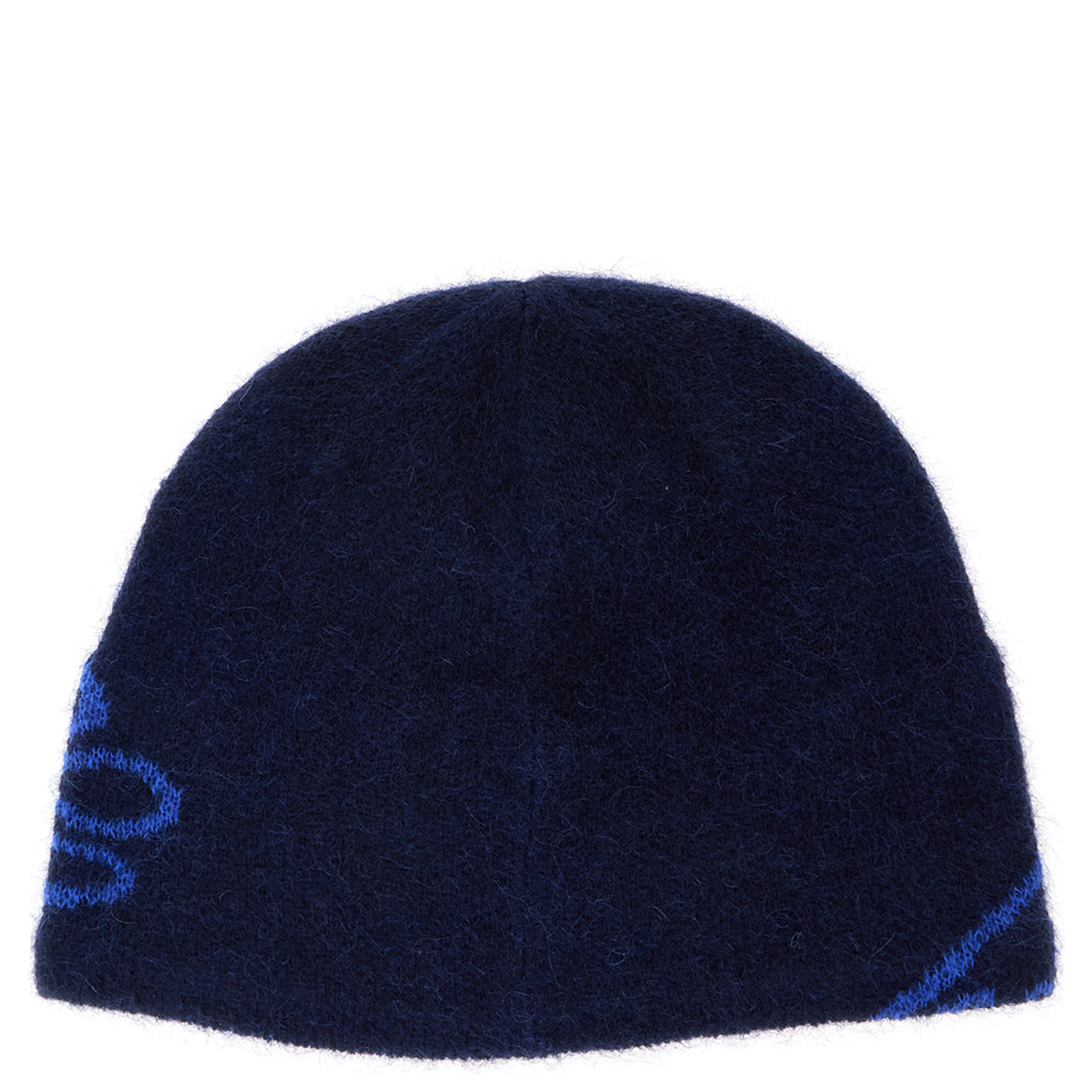 Hat with logo and patch in Tech Fabric Blue Unisex