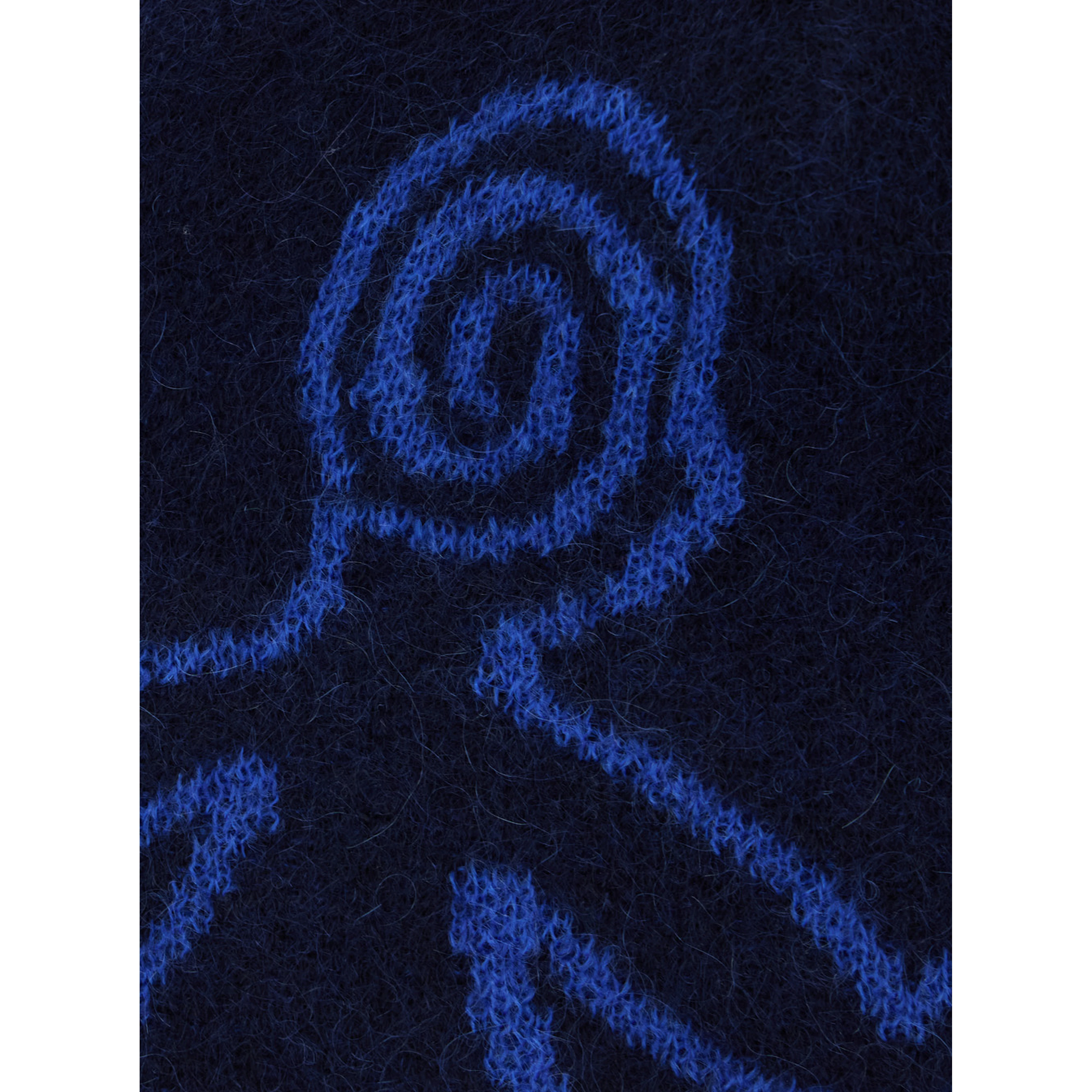 Hat with logo and patch in Tech Fabric Blue Unisex