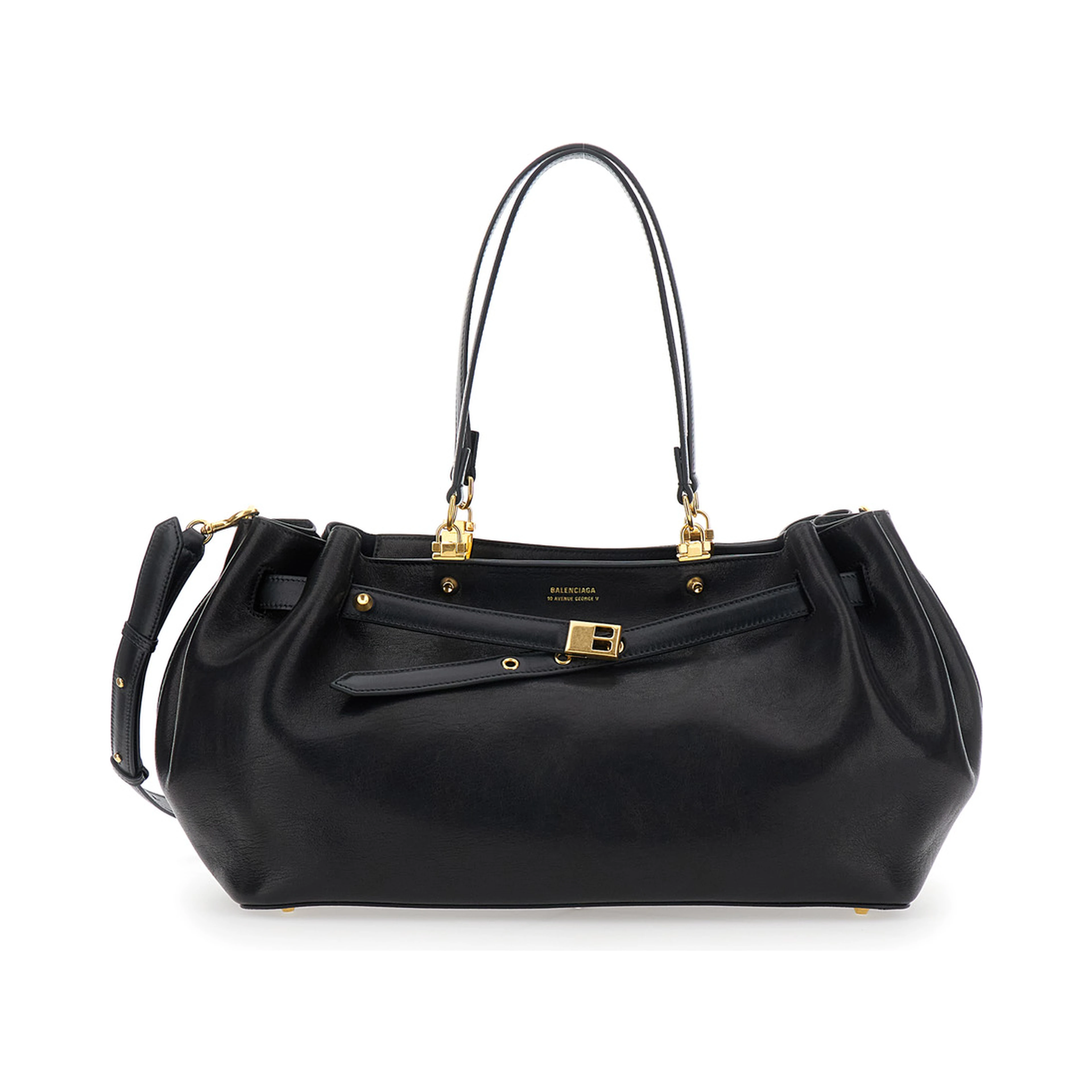 FAN CARRYALL MEDIUM BAG IN POLISHED SHEEPSKIN