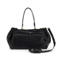 FAN CARRYALL MEDIUM BAG IN POLISHED SHEEPSKIN