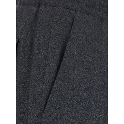 TOKYO grey Pants with pockets and elasticated waist in cotton for men