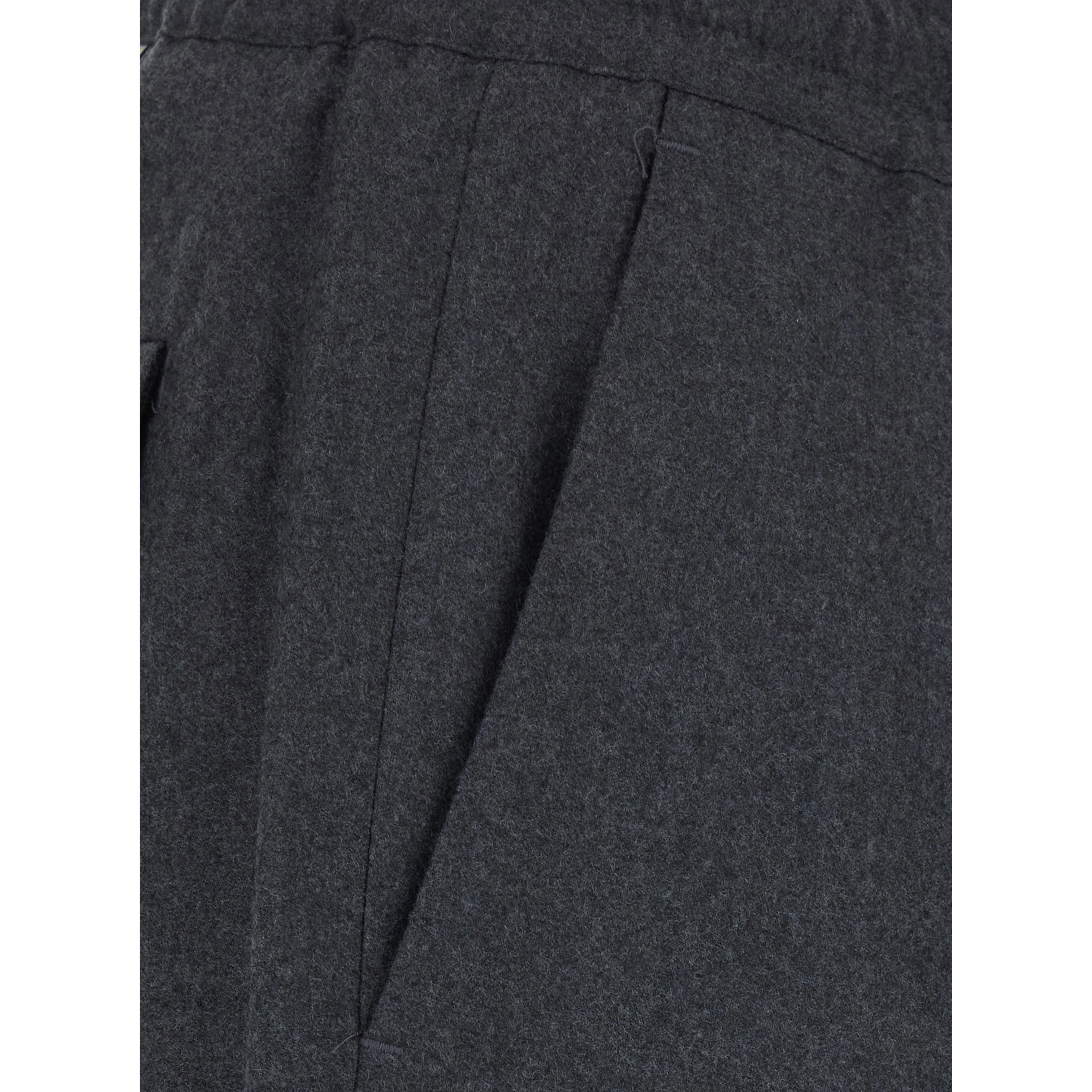 TOKYO grey Pants with pockets and elasticated waist in cotton for men