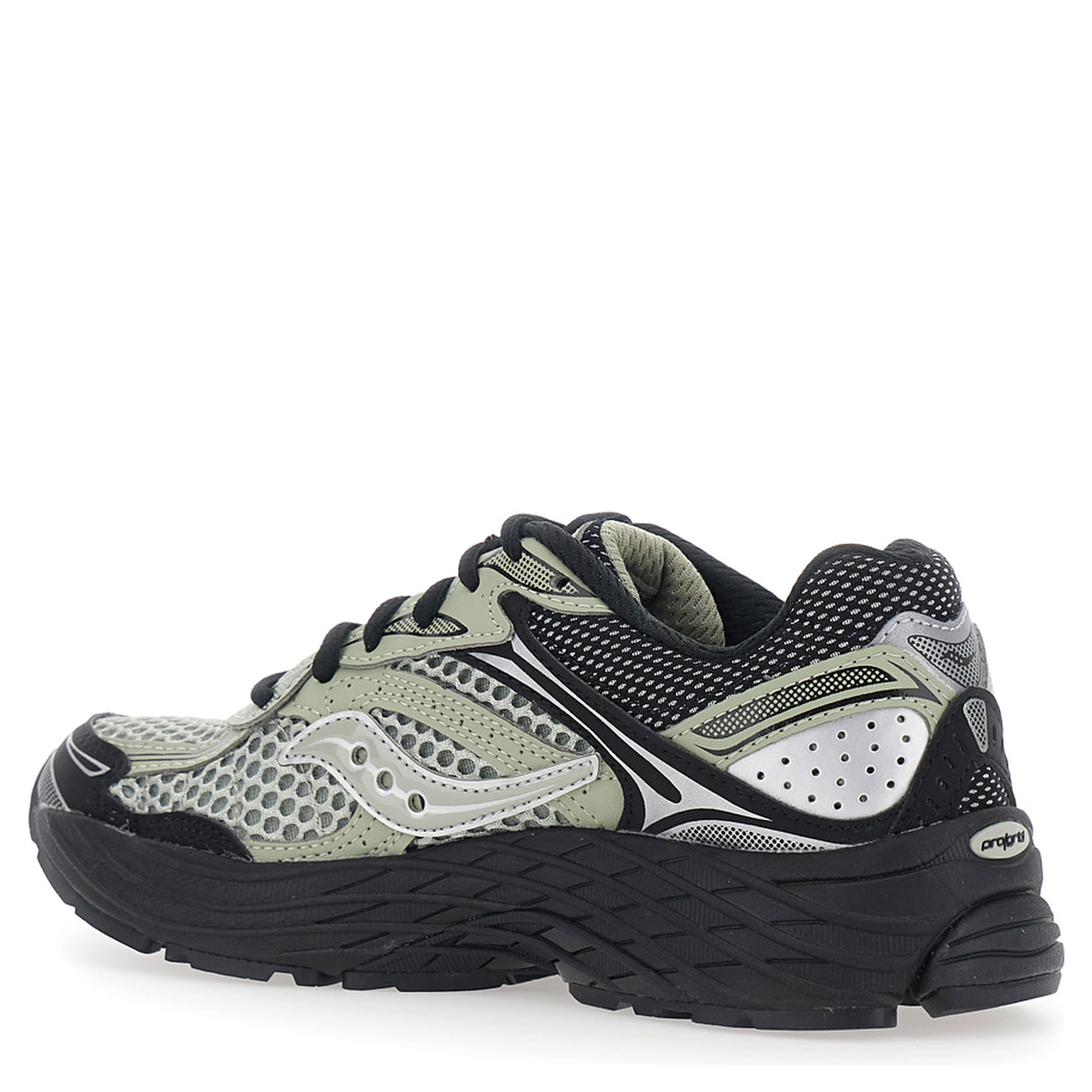 Progrid Omni 9 green Sneakers with embossed logo on the side and serrated sole in Tech Fabric unisex